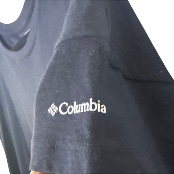 Columbia Sportswear Company Black T-Shirt Dress XXL 100% Cotton Casual Womens - Picture 4 of 6